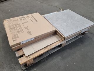 18x Porcelain Stoneware 600x600mm Tiles
