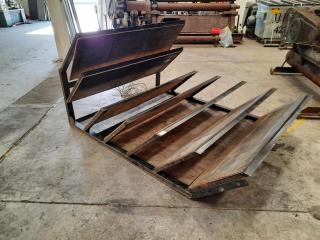 Custom Built Workshop Material Storage Shelf