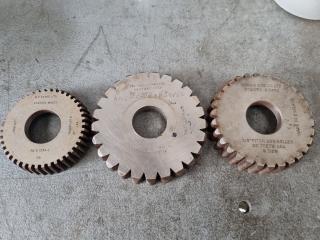 4 x Gear Shaper Cutters