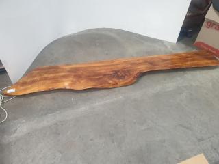 Polyurethaned Macrocarpa Slab