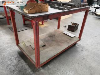 Heavy Duty Mobile Workshop Table Trolley