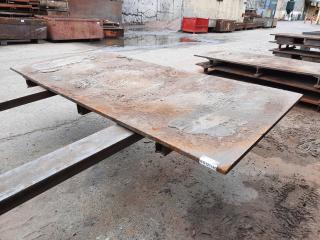 Heavy Duty Industrial Steel Plate Pallet