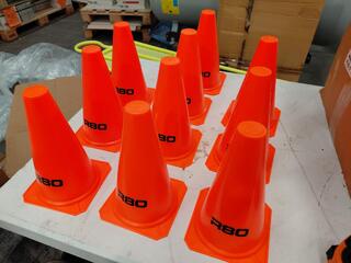 200 x R80 Branded Witches Hat Cones