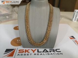 Kagi Yellow Gold Plated Xena Necklace