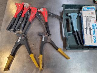 7x Assorted Riveting Tools