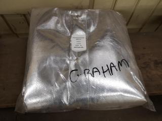 Aluminised Kevlar Smock, Size XL, for High Heat Work