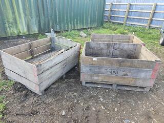 3 x Apple Bins