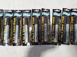 9 Allflex 2 in 1 Tag Pens 