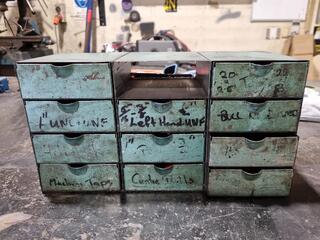Classic Vintage Metal Parts Drawer Benchtop Cabinet