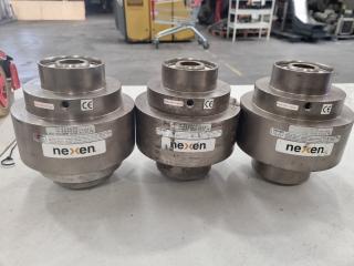 3x Nexen Air Engaged Shaft Mount Friction Clutches