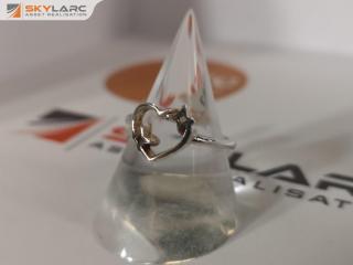 Bing Bang Sparkle Heart Ring