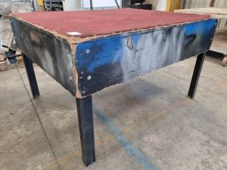 Carpeted Workshop Table Workbench