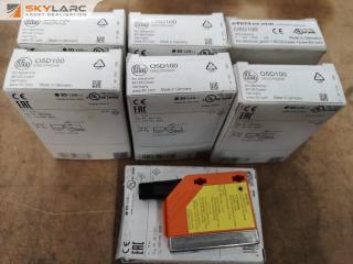 7x IFM Industrial Optical Distance Sensors O5D100, New