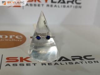 Double Round Brilliant Stack Ring | Sapphire Blue | MJJ for ORE