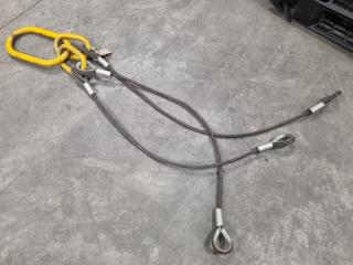 3-Leg Lifting Cable Assembly, 1.8T Capacity