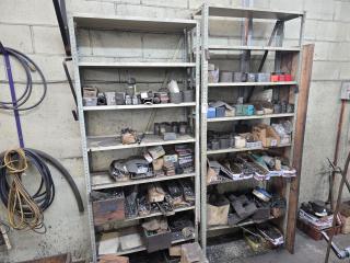 2 x Workshop Shelves and Contents