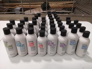 41x Assorted KMS Hair Shampoos & Conditioners, New