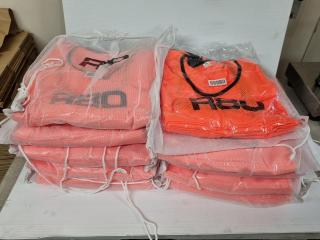 100x R80 Orange Mesh Training Bibs, Size XXL