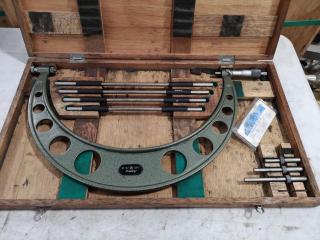 12" to 16" Imperial Micrometer Set by Mitutoyo