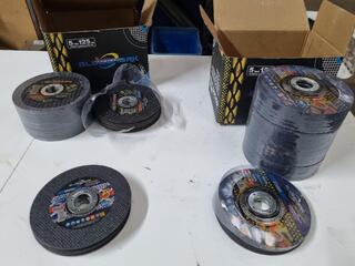 Assorted BlueShark 125mm Grinding & Cutting Disks