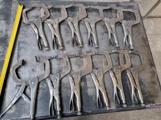 11x Vice-Grip Locking Clamps 11R