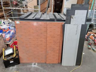Large Assortment of Corrugated Aluminum Sheets