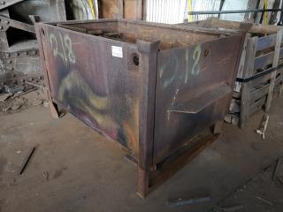 Heavy Steel Industrial Materials Bin