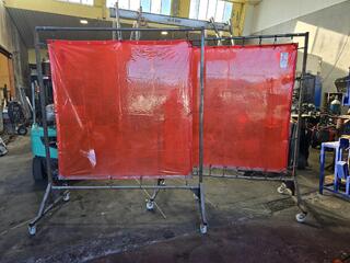 2 x Large Welding Screens
