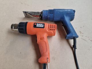 2 Heat Guns (Black & Decker/Virutex)