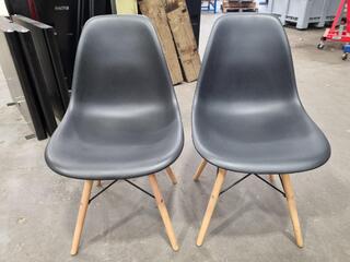2x Replica Eames Dinning Chairs