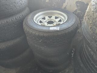 4 x Trailer Wheels 