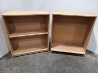 2x Office Bookshelf Storage Units