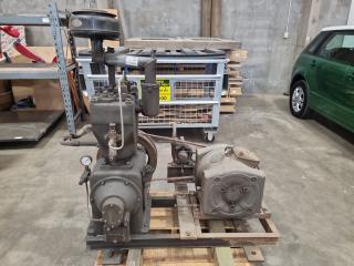 Vintage Broomwade Air Compressor w/ Electric Motor
