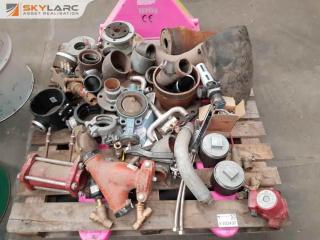 Pallet of Pipe Fittings and Valves