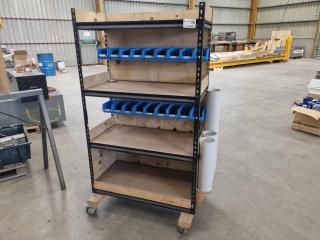 Custom Mobile Parts Shelf Trolley